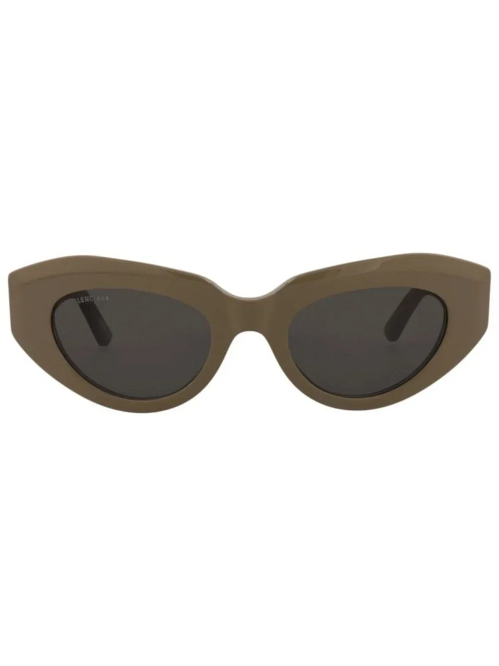 New Balenciaga Women's Sunglasses Cat Eye Acetate Frame Brown Brown Grey